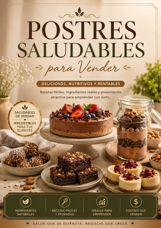 Postres Saludables para Vender